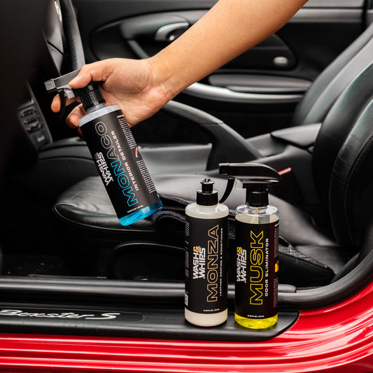 Color - Default - WASH&WHIPS Quick Detailing Pro Kit for Auto Detailing - 16-Piece Complete Car Care Set