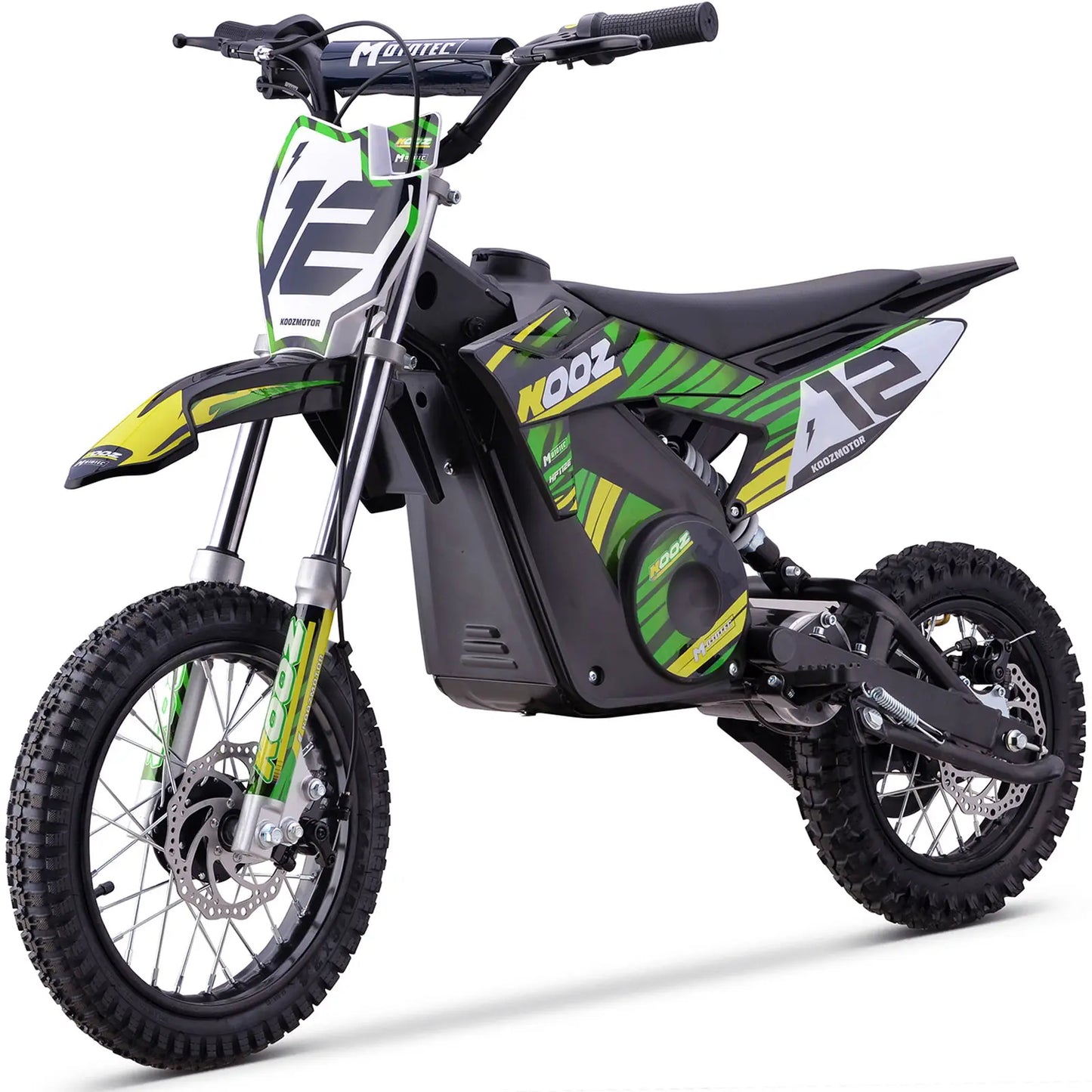 MotoTec 36v 1000w Electric Dirt Bike Green | High-Performance Off-Road Bike