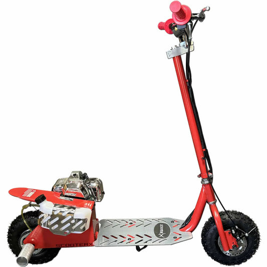 ScooterX Dirt Dog 49cc Gas Powered Scooter for Adults and Kids - Red