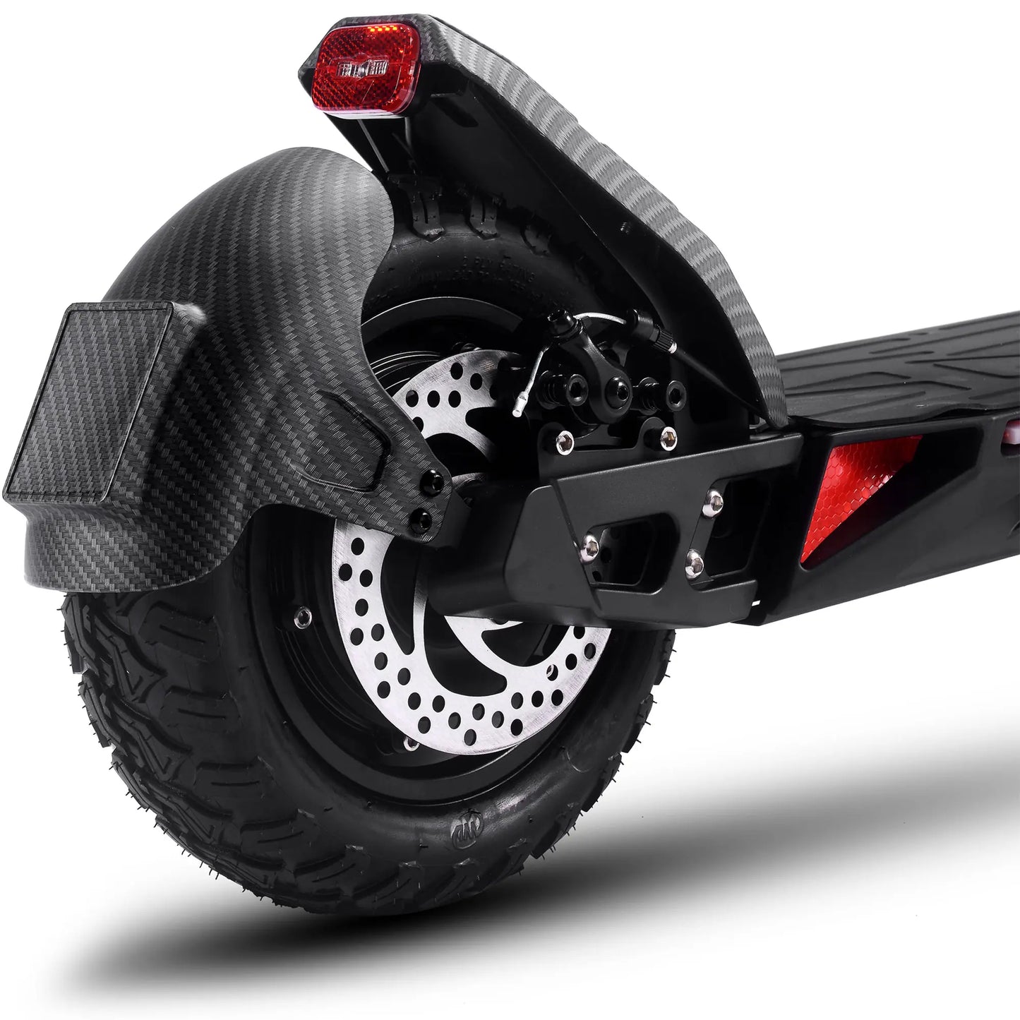 MotoTec Free Ride 48V 600W Lithium Electric Scooter – Black | Powerful Off-Road Scooter
