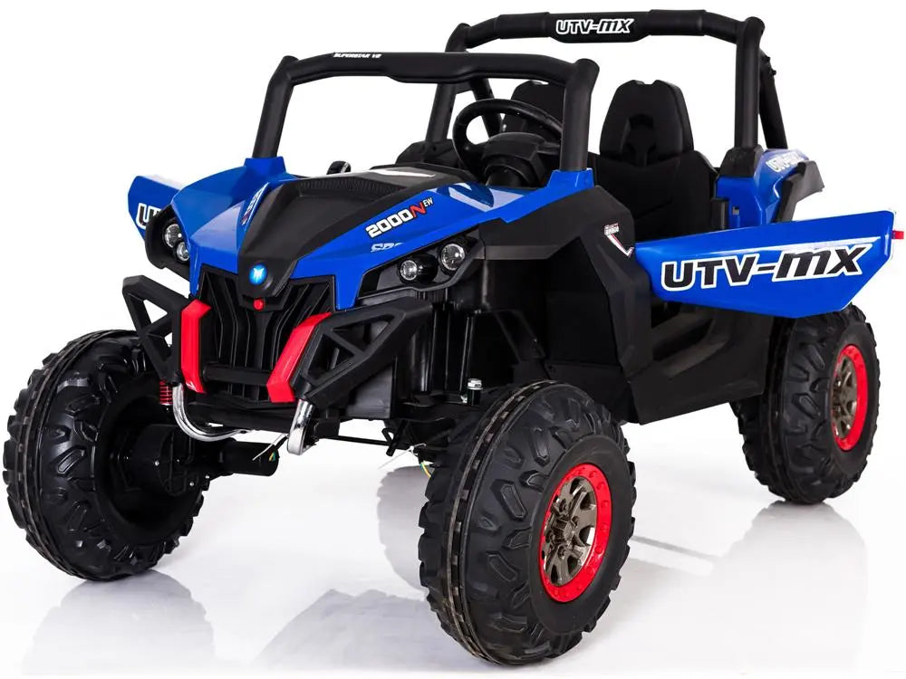 Mini Moto UTV 4x4 12v Blue (2.4ghz RC) MotoTec