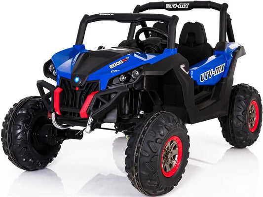 Mini Moto UTV 4x4 12v Blue (2.4ghz RC) MotoTec