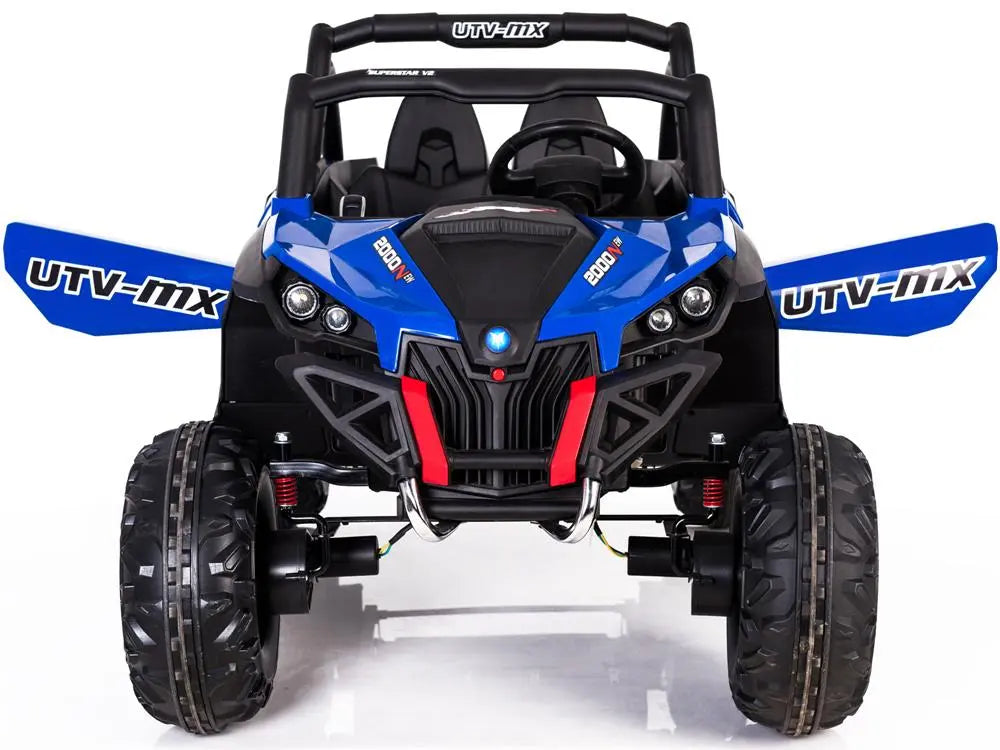 Mini Moto UTV 4x4 12v Blue (2.4ghz RC) MotoTec