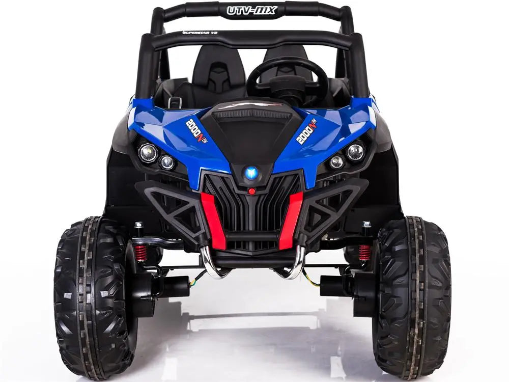 Mini Moto UTV 4x4 12v Blue (2.4ghz RC) MotoTec