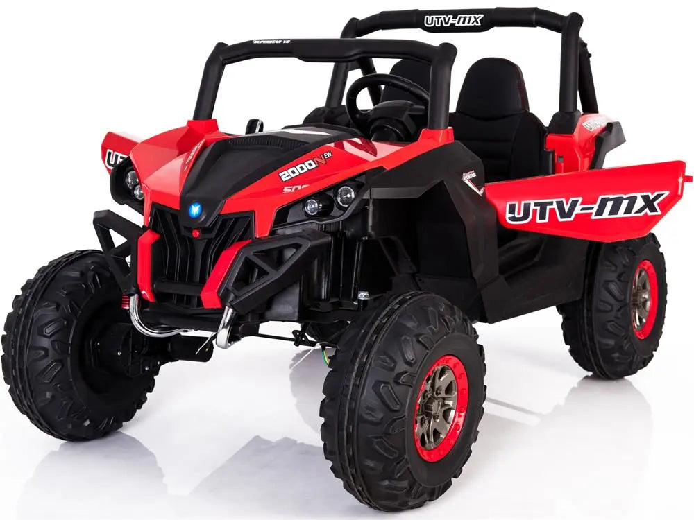 Mini Moto UTV 4x4 12v Red (2.4ghz RC) MotoTec