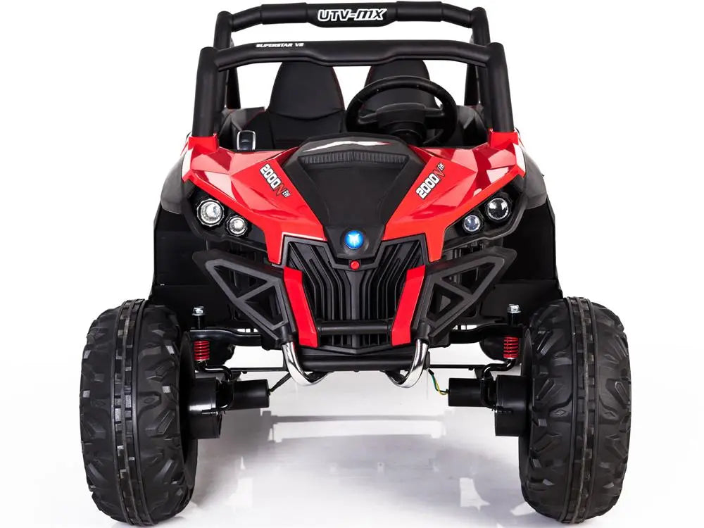 Mini Moto UTV 4x4 12v Red (2.4ghz RC) MotoTec