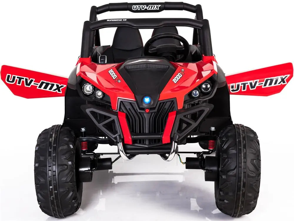Mini Moto UTV 4x4 12v Red (2.4ghz RC) MotoTec