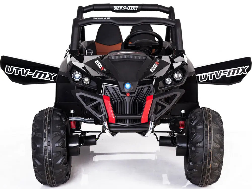 Mini Moto UTV 4x4 12v Black (2.4ghz RC) MotoTec