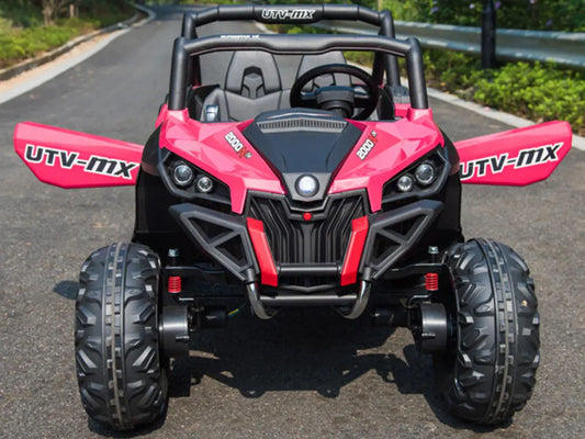 Mini Moto UTV 4x4 12v Pink (2.4ghz RC) MotoTec