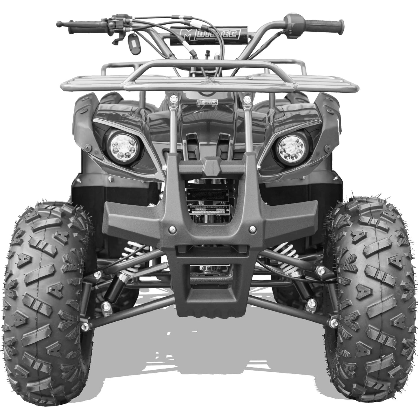 MotoTec Bull 125cc 4-Stroke Kids Gas ATV – Powerful Off-Road Quad in Black