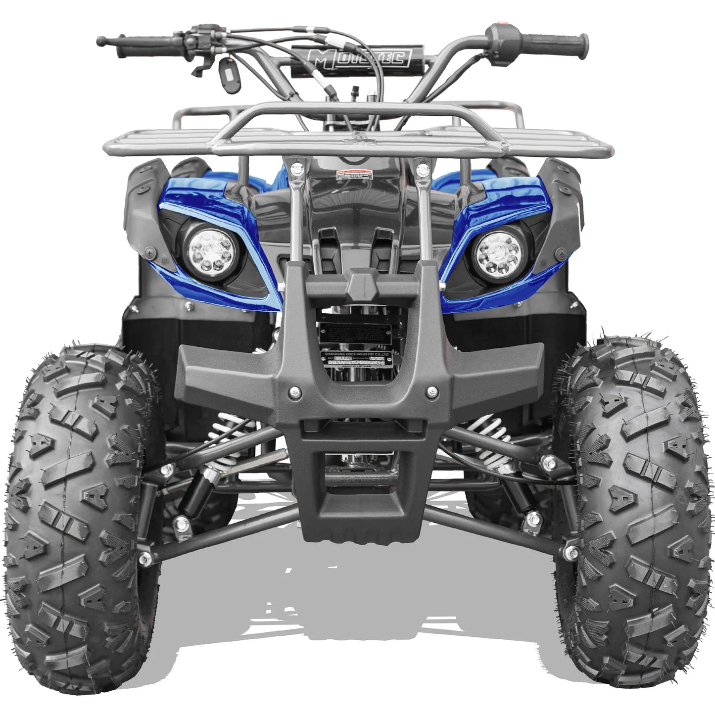 MotoTec Bull 125cc 4-Stroke Kids Gas ATV – Powerful Off-Road Quad in Blue