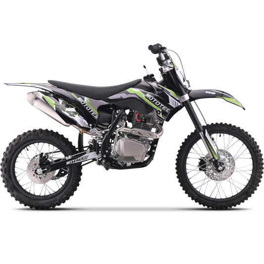 MotoTec X4 150cc 4-Stroke Gas Dirt Bike – Black | Powerful Off-Road Motorcycle