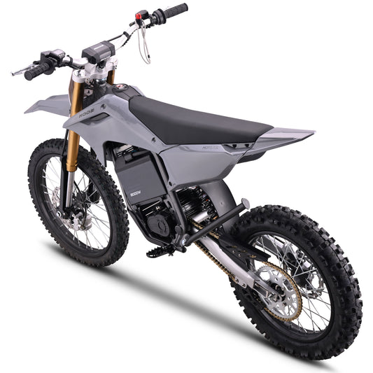 Color: Gray - MotoTec 72v 8000w Pro Electric Dirt Bike 19/16 Lithium