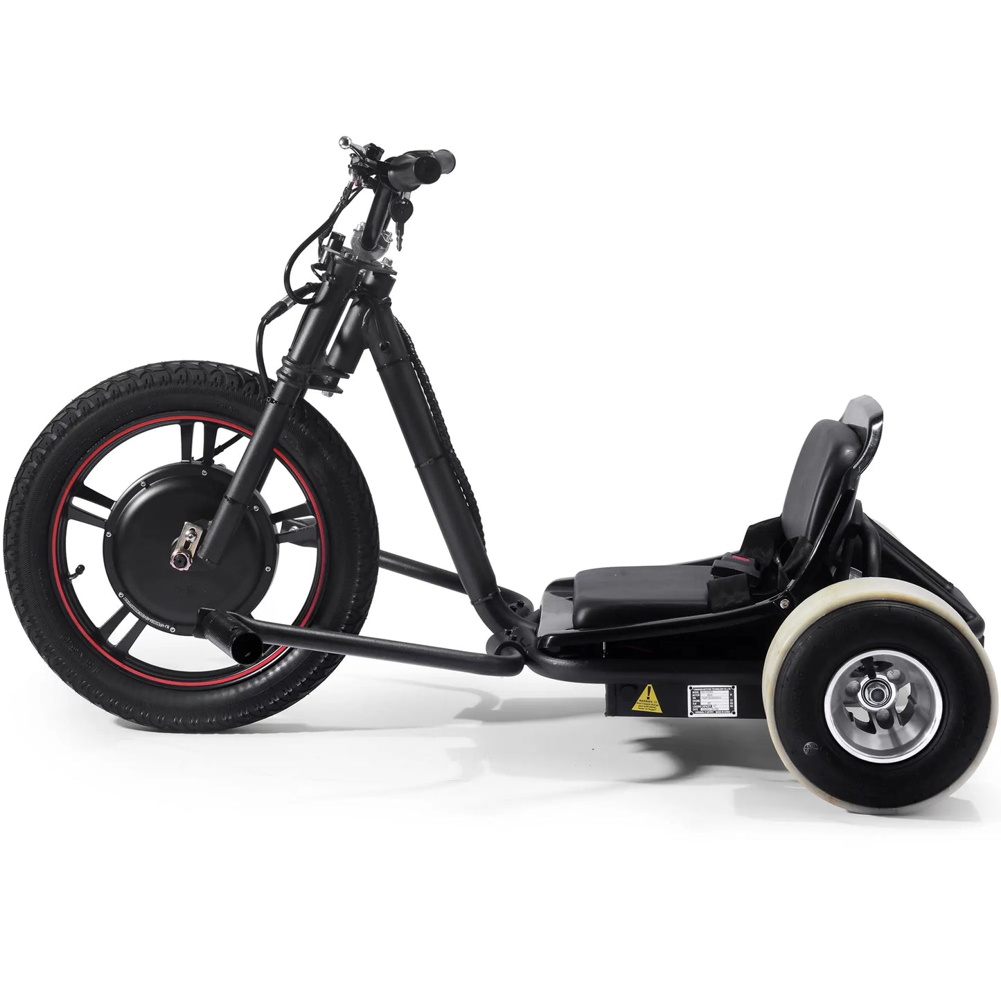 MotoTec Drifter 48v 800w Electric Trike – Powerful Drifting Fun with Front Hub Motor