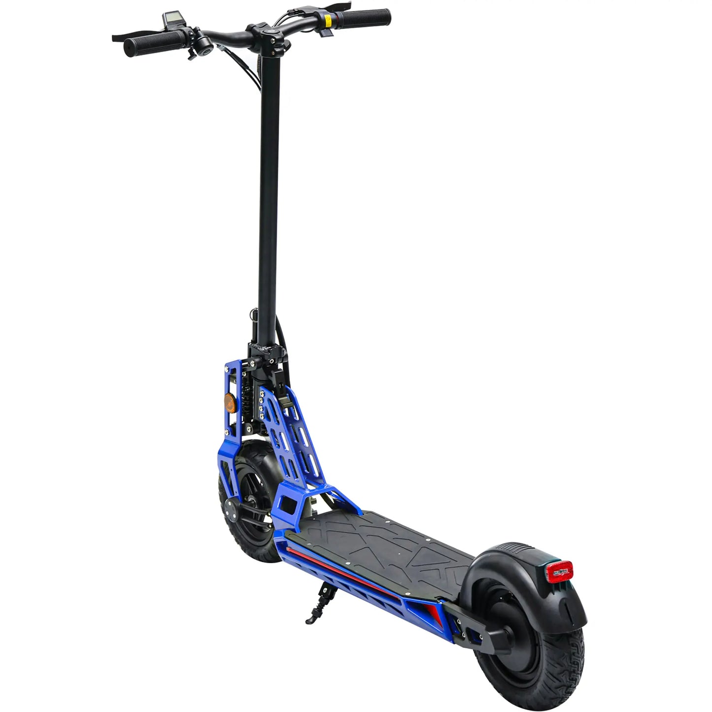 MotoTec Free Ride 48V 600W Lithium Electric Scooter – Blue | Powerful Off-Road Scooter
