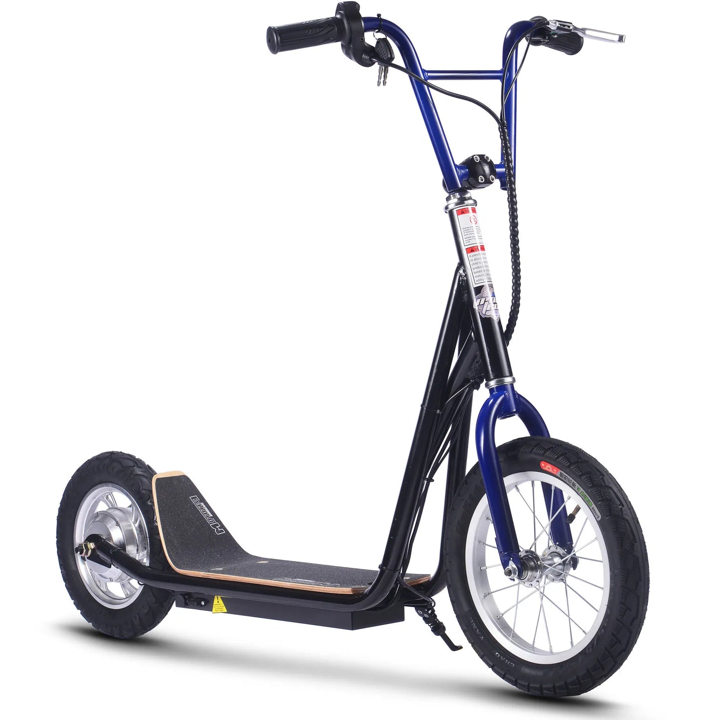 MotoTec Groove 36V 350W Big Wheel Electric Scooter - Black | Lithium-Powered, Powerful Ride