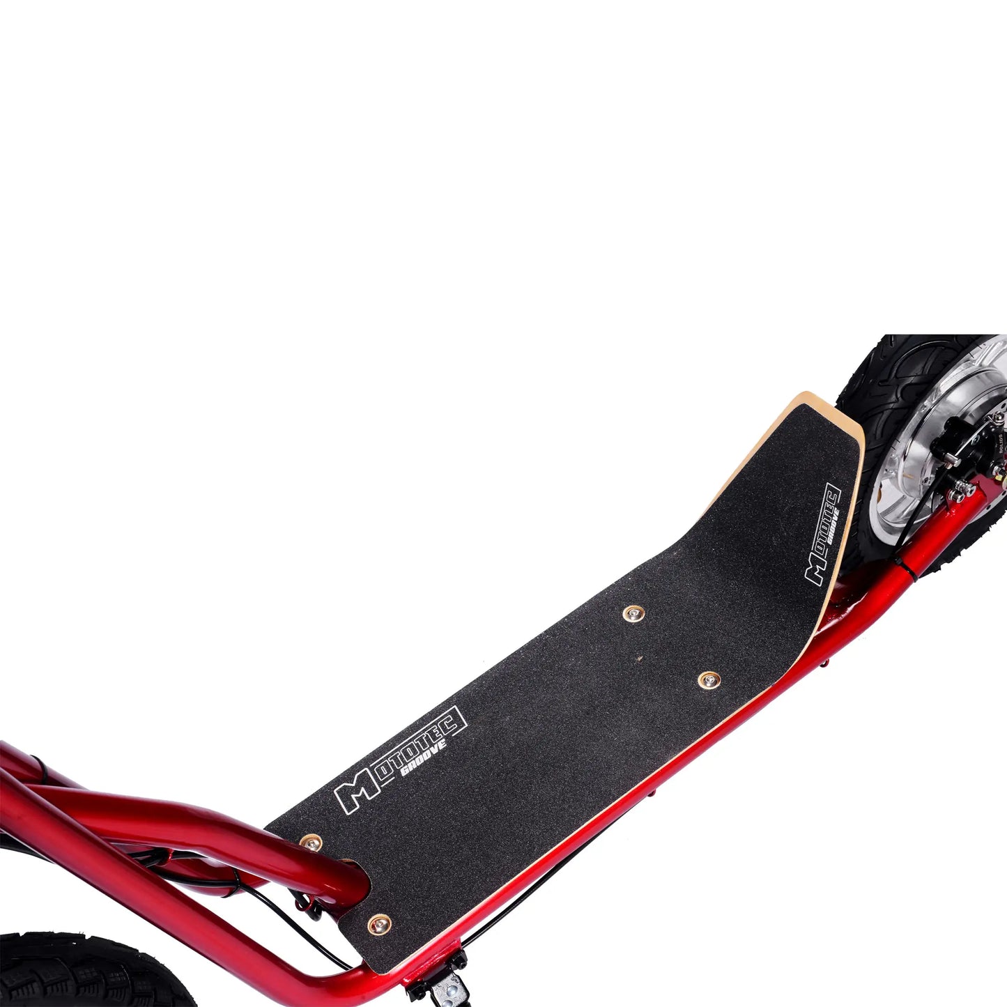 MotoTec Groove 36V 350W Big Wheel Electric Scooter - Red | Lithium-Powered, Powerful Ride