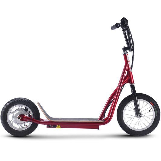 MotoTec Groove 36V 350W Big Wheel Electric Scooter - Red | Lithium-Powered, Powerful Ride