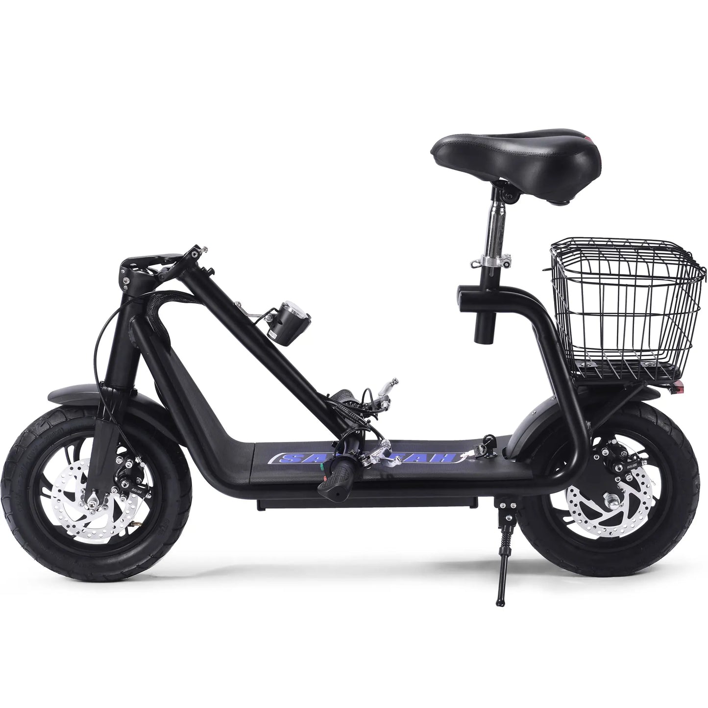 MotoTec Metro 36V 500W Lithium Electric Scooter – Black | Powerful Urban Commuter