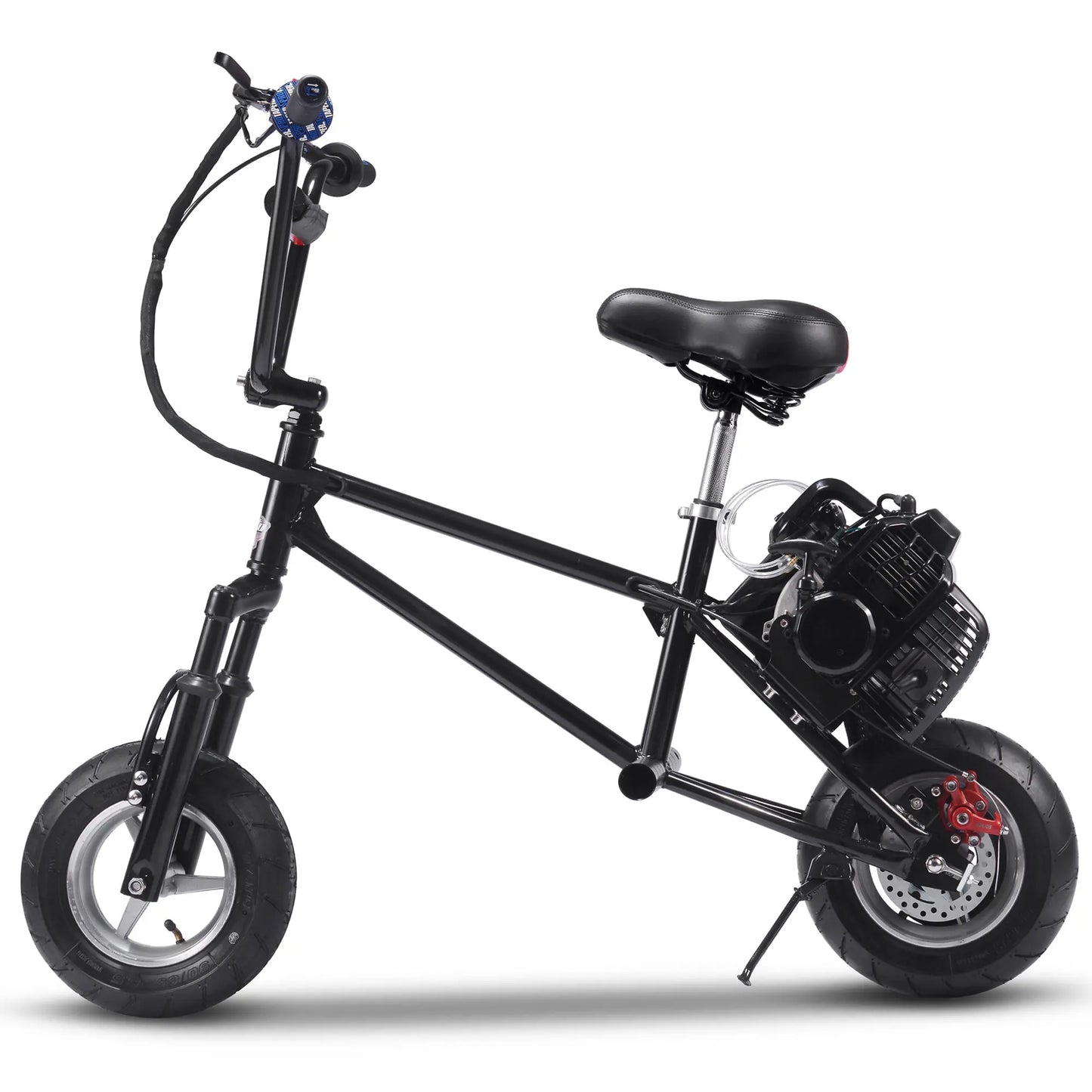 MotoTec 49cc Gas Mini Bike V2 - Black | High-Performance Ride for Kids & Teens