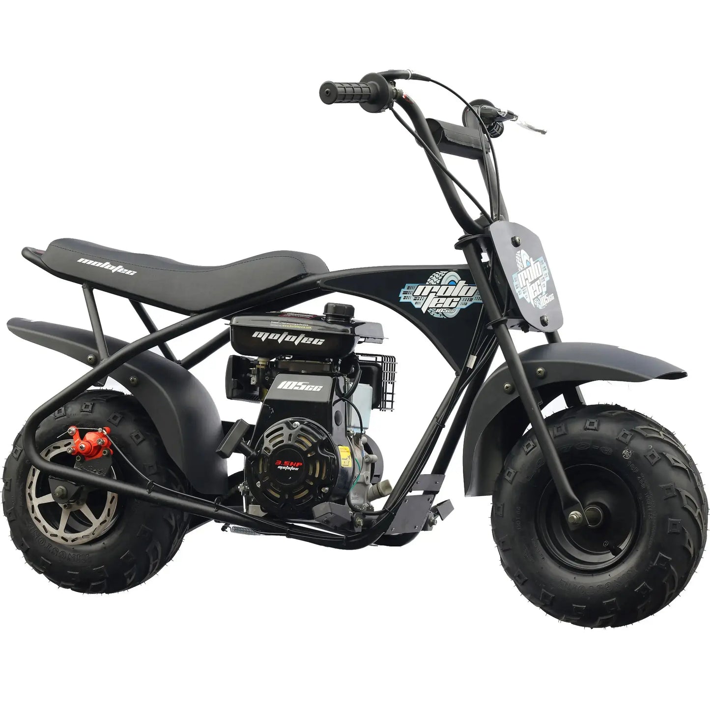 MotoTec 105cc 3.5HP Gas Powered Mini Bike MotoTec