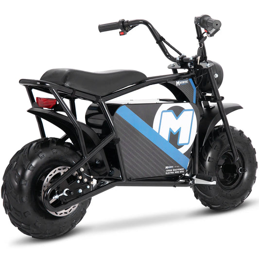 MotoTec 48V 1000W Electric Mini Bike – Black | High-Power Off-Road Ride