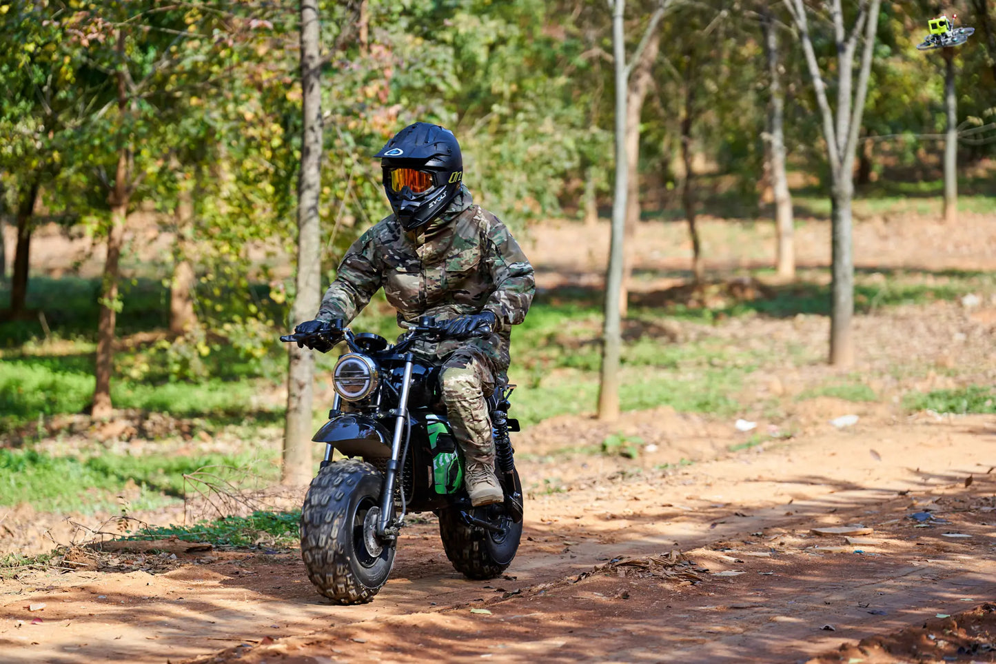 MotoTec 60V 1500W Lithium Electric Mini Bike – Black | High-Power Off-Road Ride