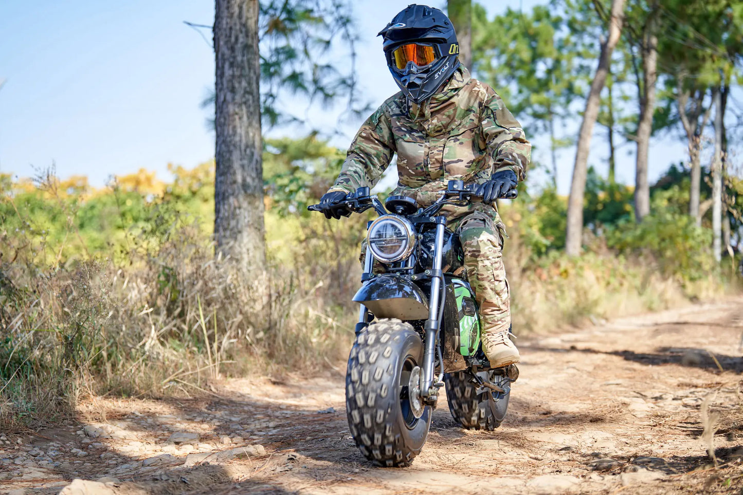 MotoTec 60V 1500W Lithium Electric Mini Bike – Black | High-Power Off-Road Ride