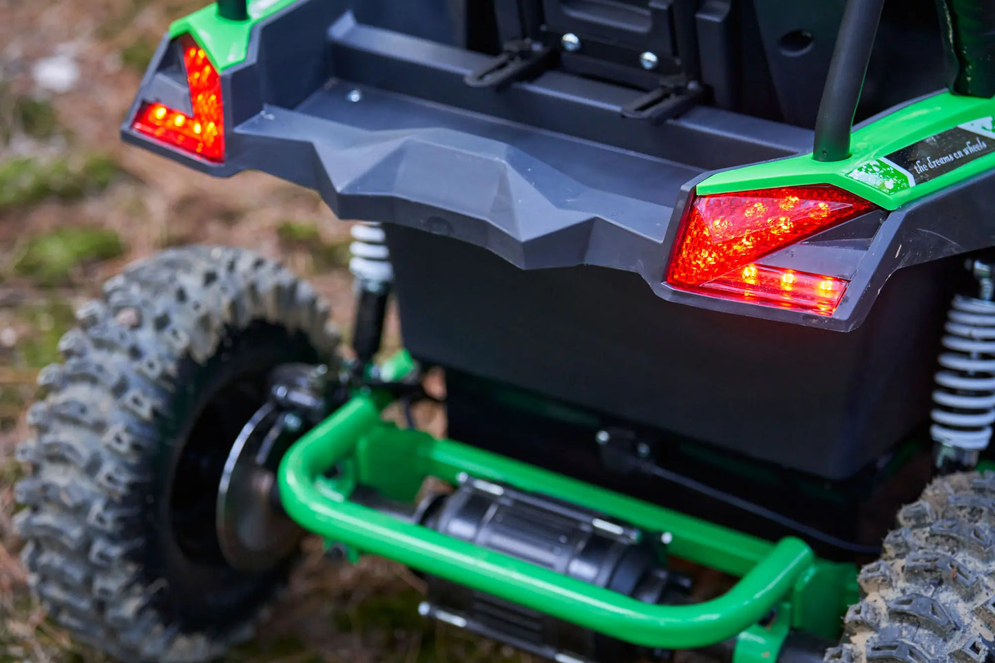 MotoTec Raider 48V 1200W Kids UTV with Full Suspension – Red Off-Road Utility Vehicle
