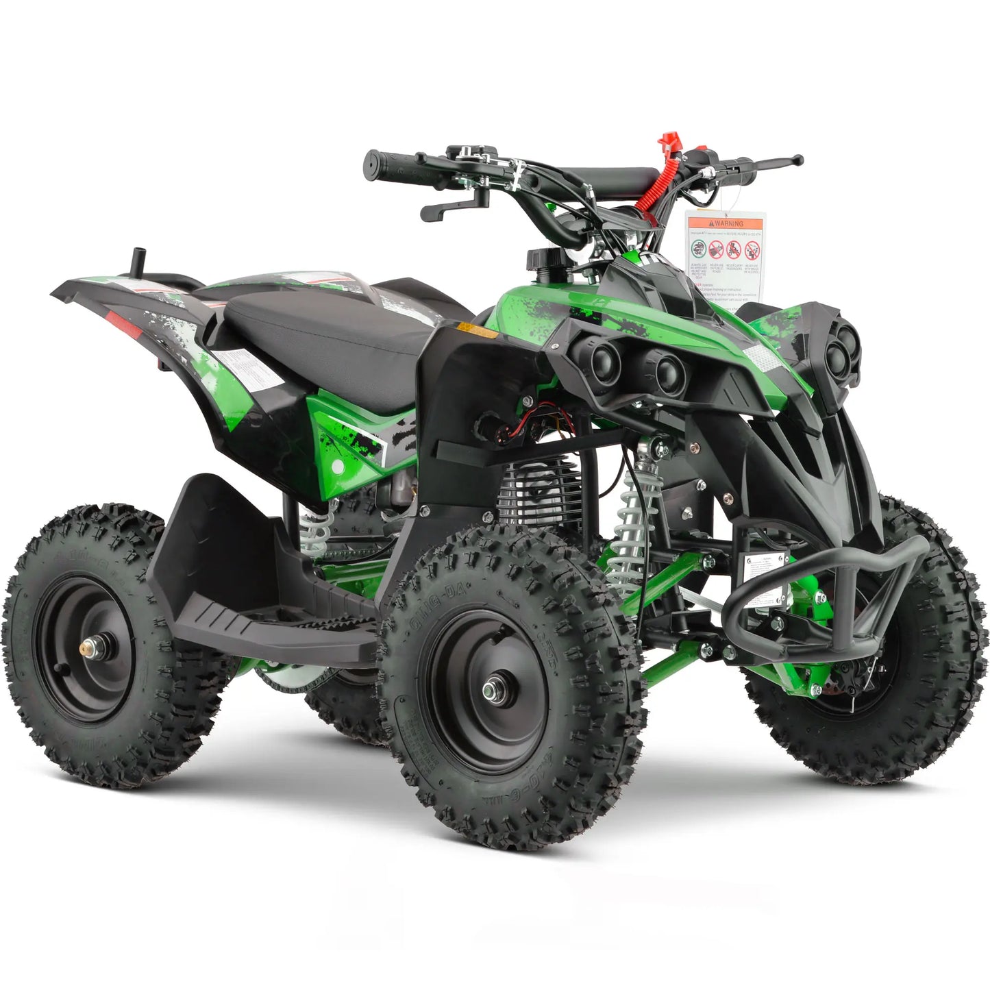 Color: Green - MotoTec Renegade 40cc 4-Stroke Kids Gas ATV