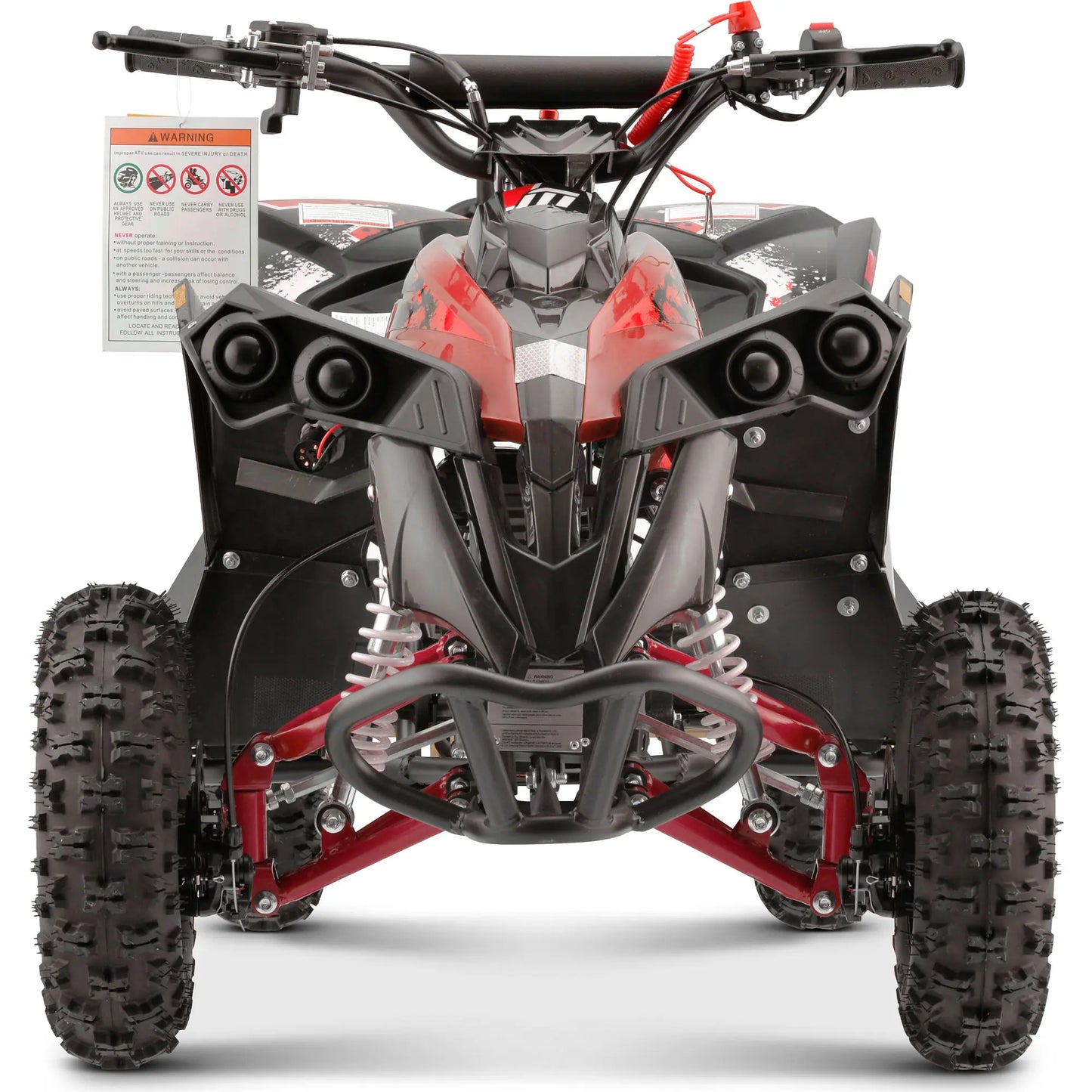 MotoTec Renegade 40cc 4-Stroke Kids Gas ATV – Red | Powerful & Safe Off-Road Ride