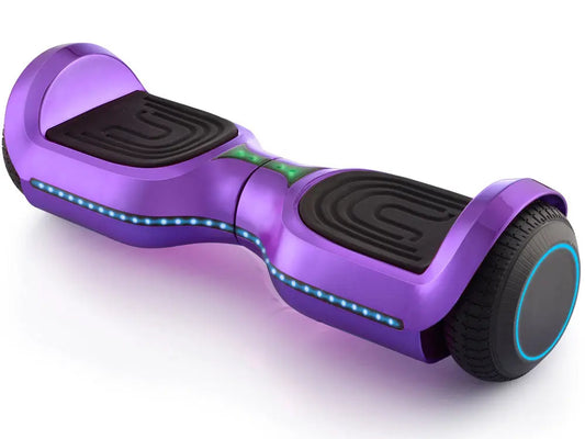 Color: Purple - MotoTec Hoverboard 24v 6.5in Wheel L17 Pro