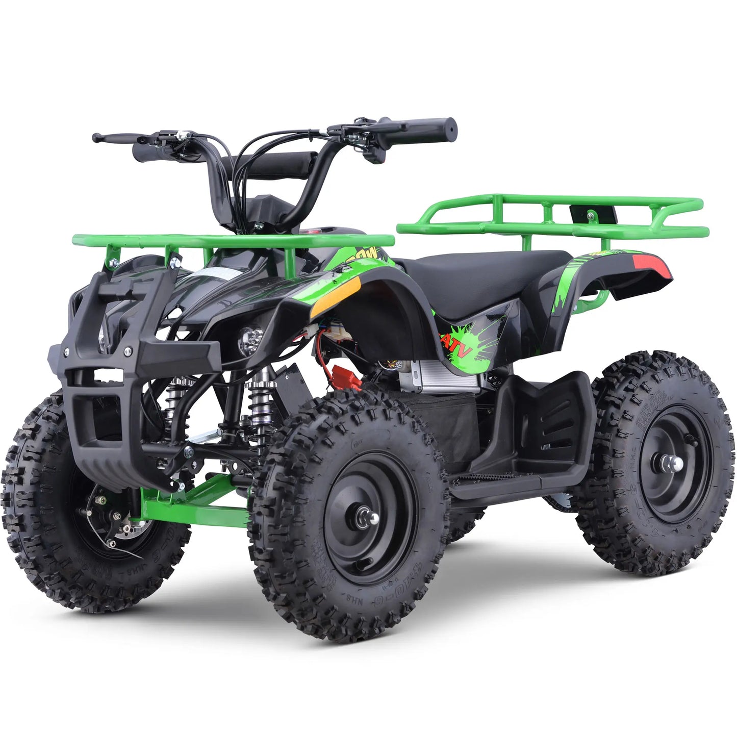 MotoTec 36V 500W Sonora Kids Electric ATV – Green | Off-Road Fun & Power