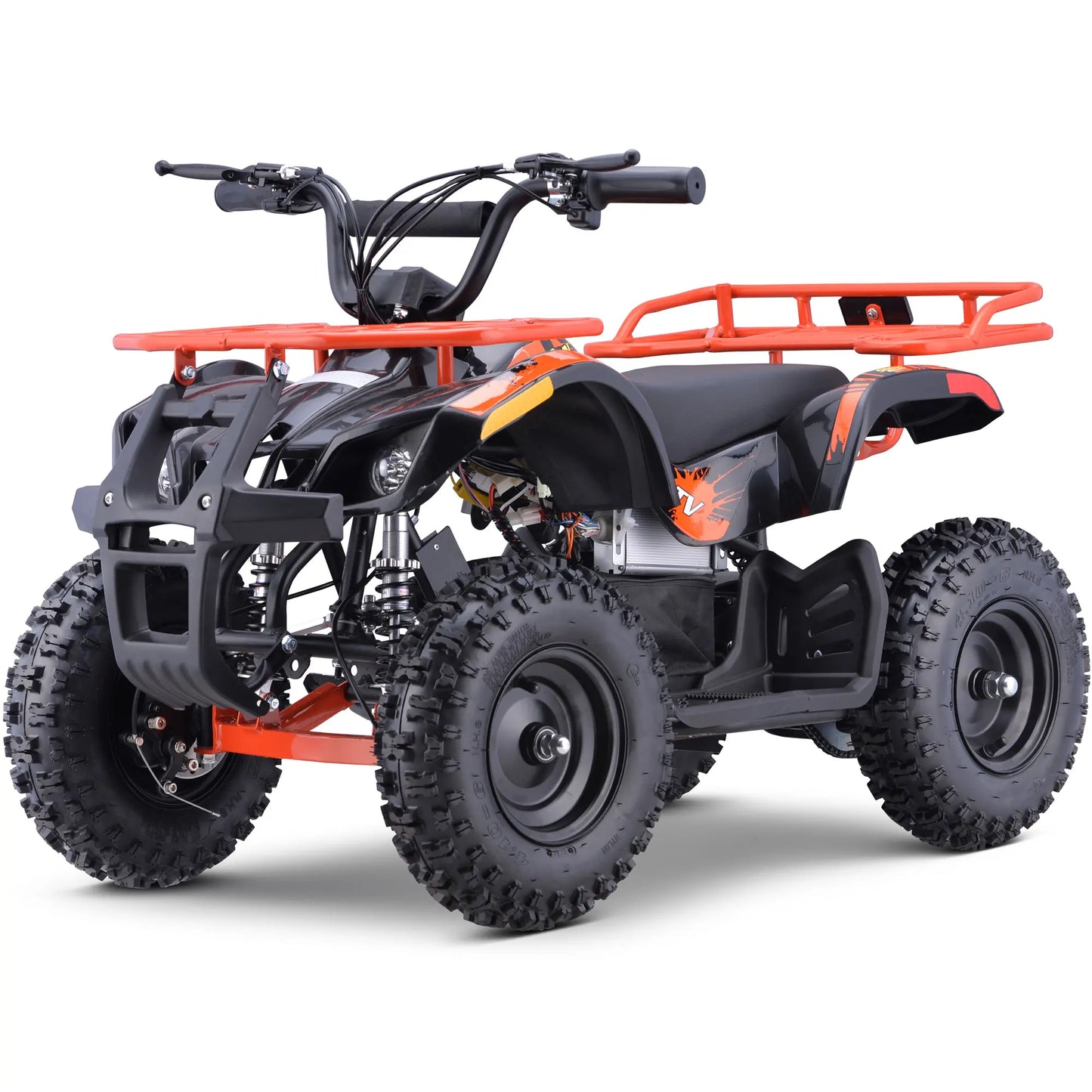 MotoTec 36V 500W Sonora Kids Electric ATV – Orange | Off-Road Fun & Power