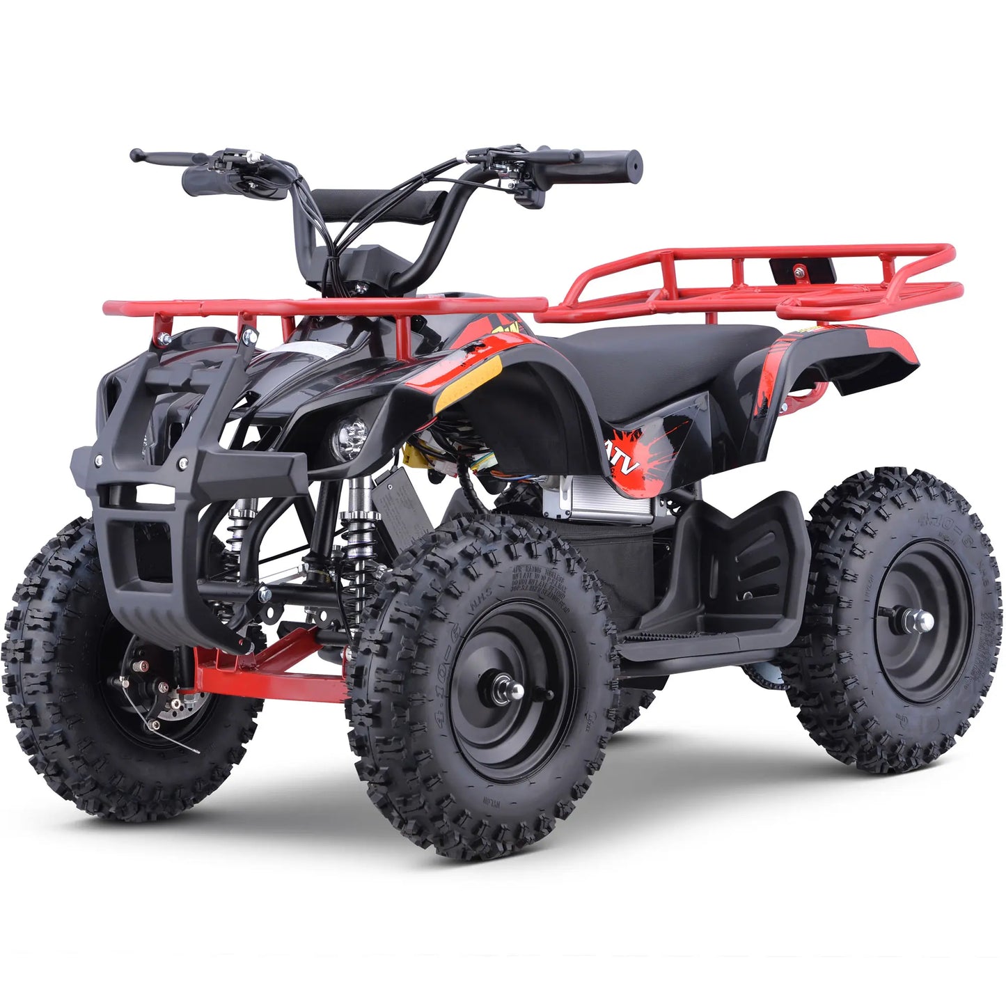 MotoTec 36V 500W Sonora Kids Electric ATV – Red | Off-Road Fun & Power