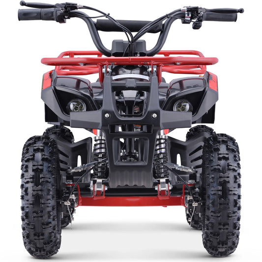 MotoTec 36V 500W Sonora Kids Electric ATV – Red | Off-Road Fun & Power
