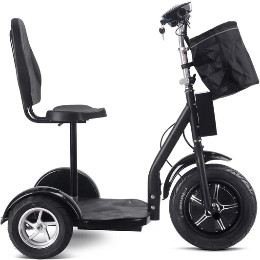 MotoTec 48V 1000W Lithium Electric Trike – Powerful 3-Wheel Scooter