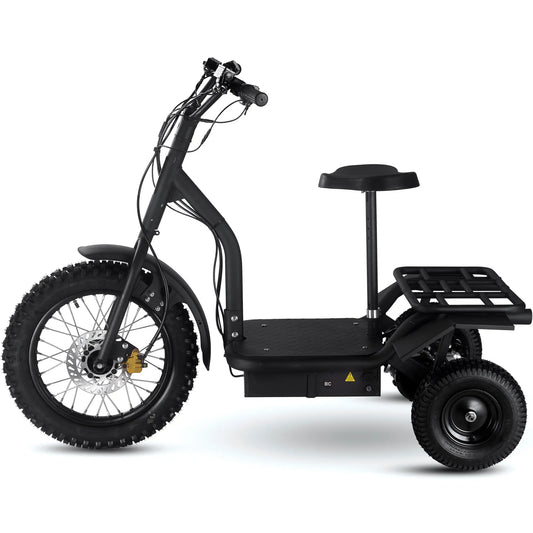 MotoTec 48V 1200W Electric Trike – Powerful Three-Wheel Scooter for All Terrains