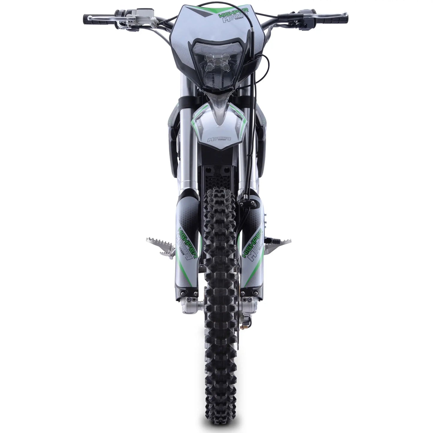 MotoTec Venom 72v 12000w Electric Dirt Bike White | Powerful Off-Road Powerhouse