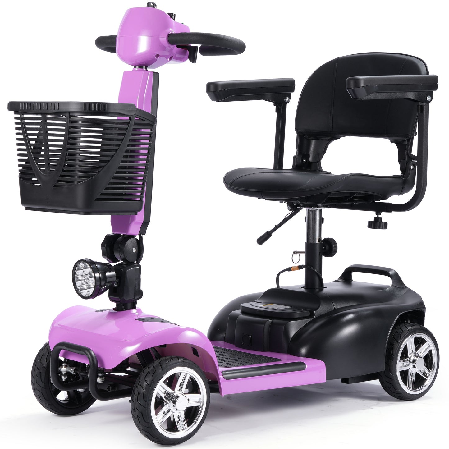 Color: Pink - MotoTec 24V 250W PLUS Folding Mobility Electric Scooter