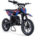 MotoTec Pioneer 49cc 2-Stroke Kids Gas Dirt Bike | Powerful Off-Road Bike