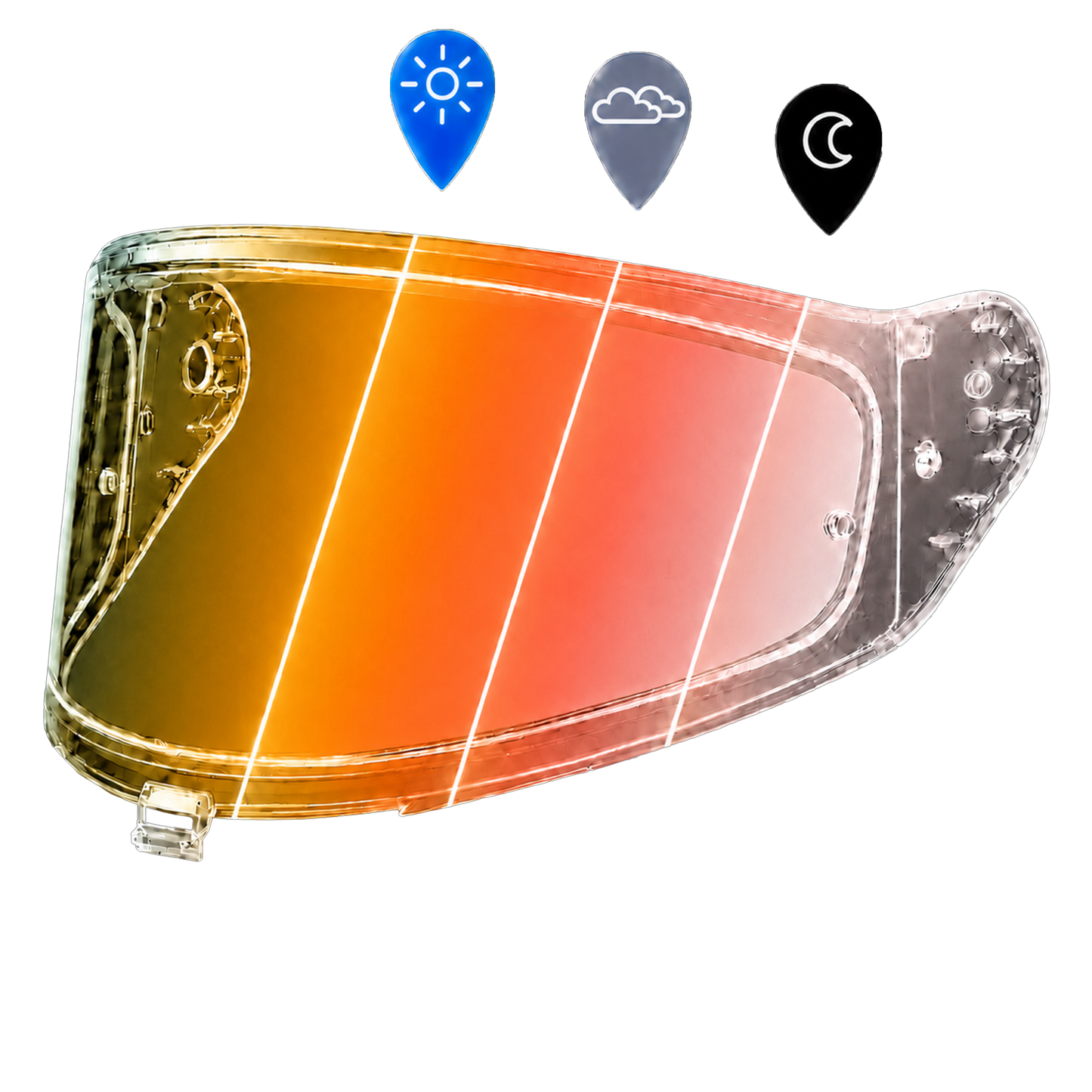 Rogue Shield Outer- Photochromic Red