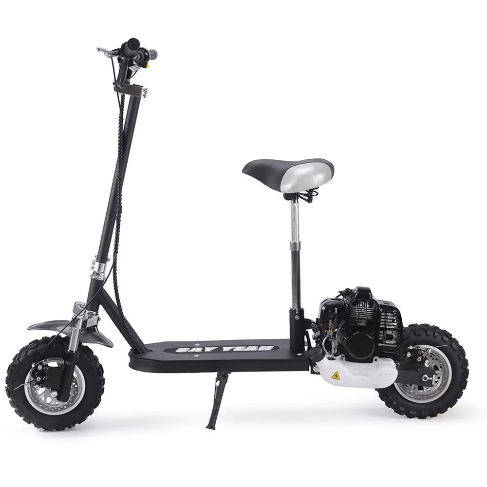 Say Yeah 49cc Gas Scooter - Black | Stylish, High-Performance Ride for Urban Commuting