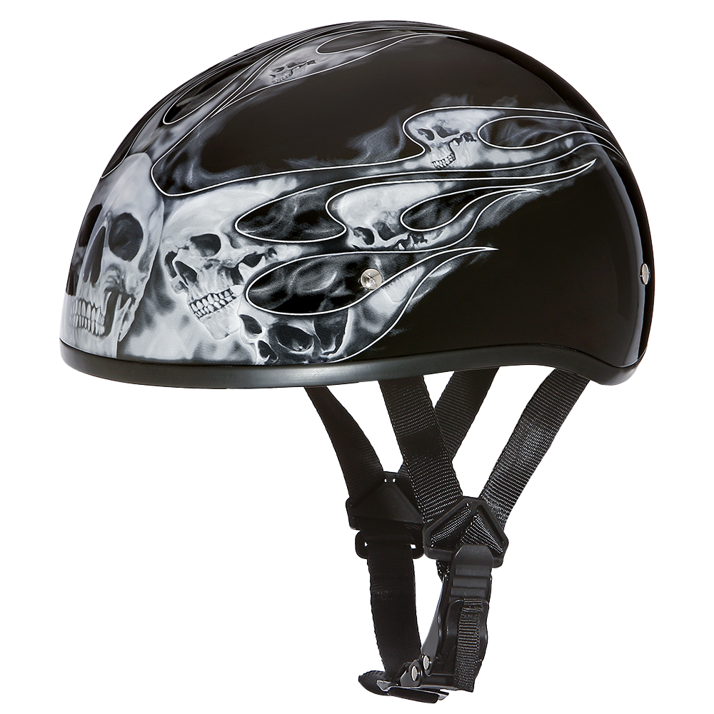 dot motorcycle cap helmet D.O.T. Daytona Skull Cap