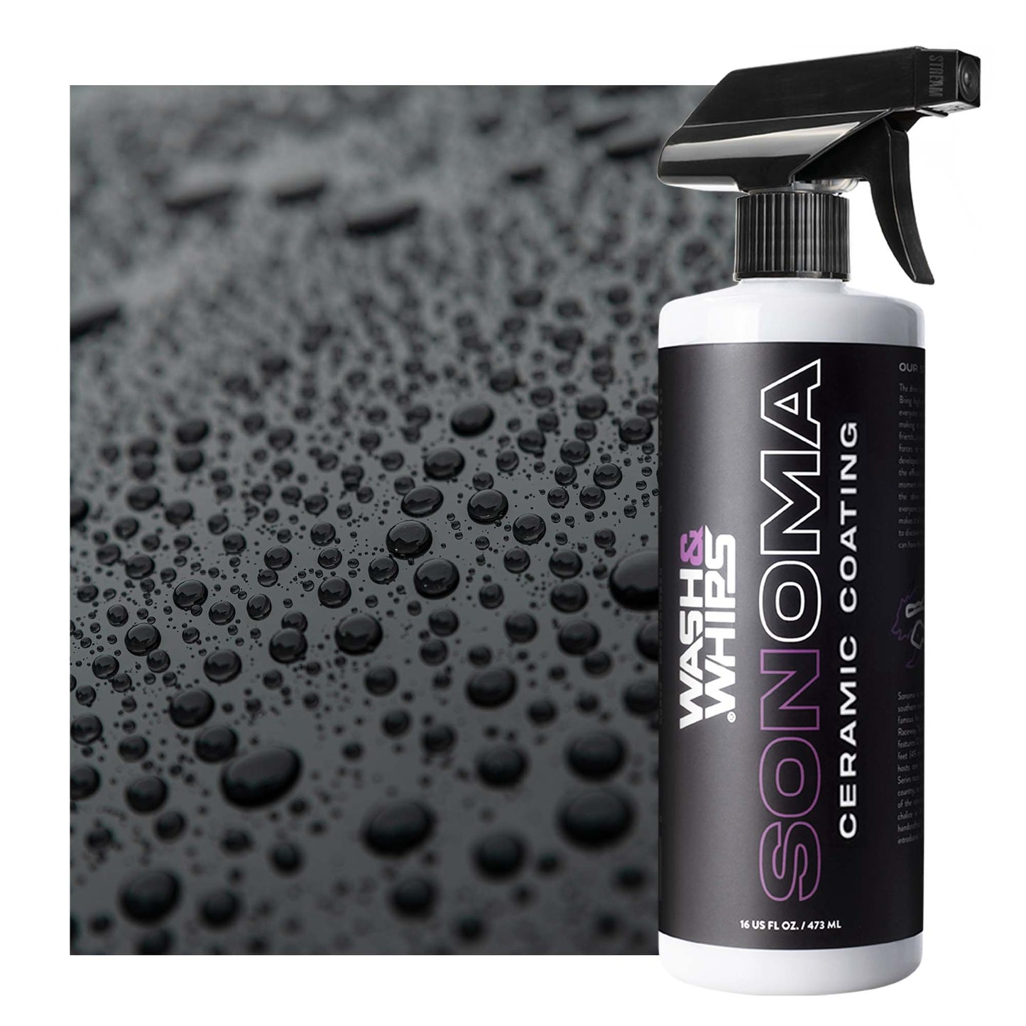 Color - Default - WASH&WHIPS Sonoma Ceramic Finishing Coating Spray - 9H
