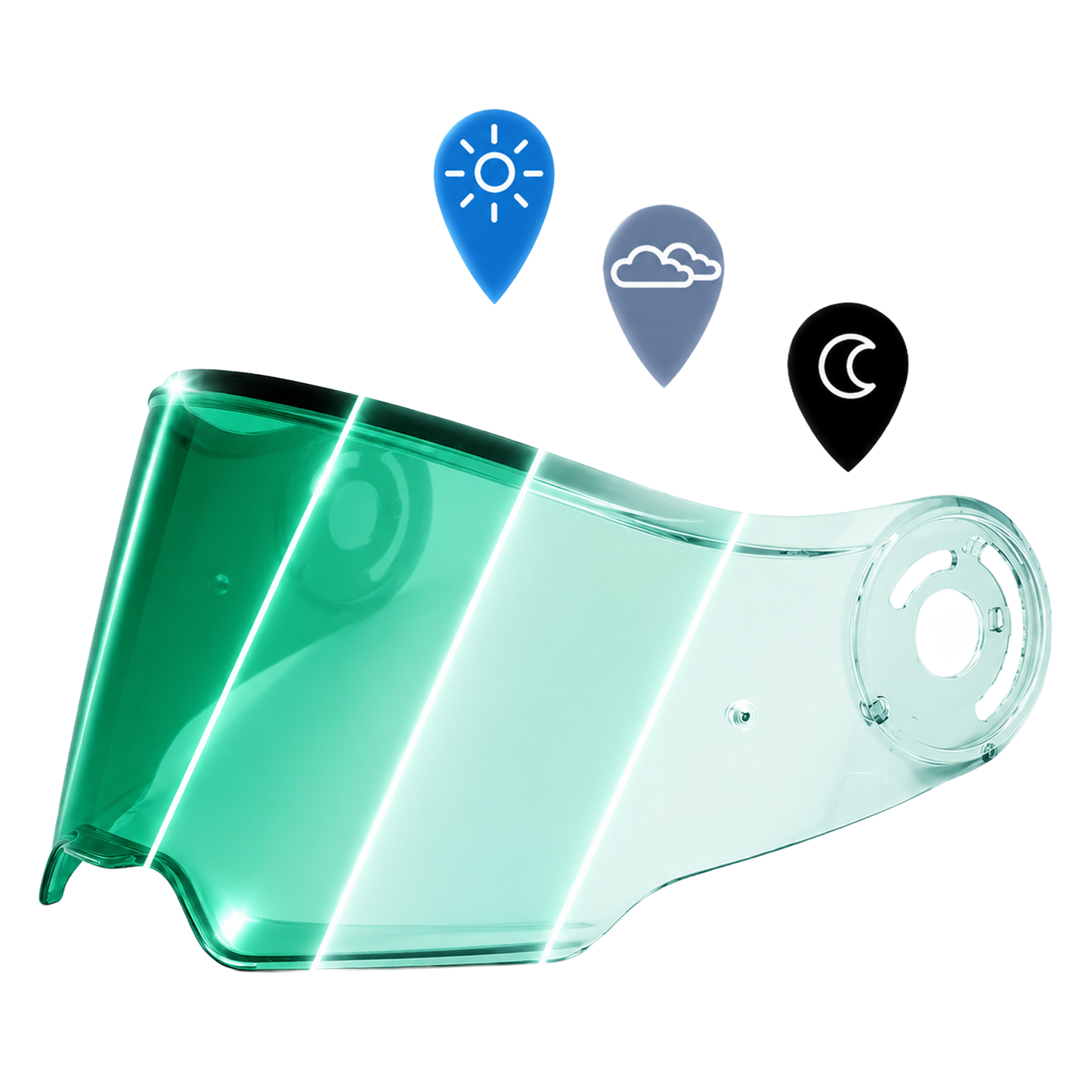 C6 Shield Outer- Photochromic Green