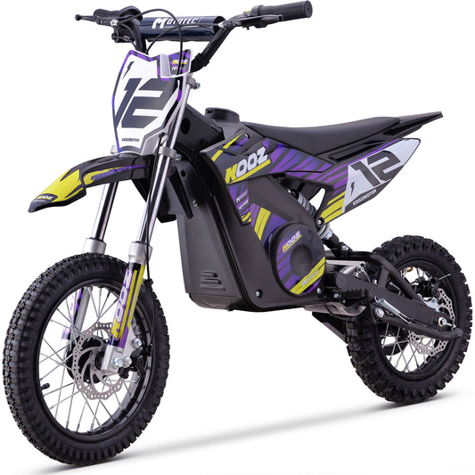 MotoTec 36v 1000w (HP112E) Electric Dirt Bike Purple