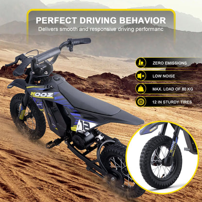 Color: Blue - MotoTec 36v 300w (HP122E) Electric Dirt Bike