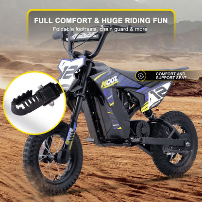 Color: Blue - MotoTec 36v 300w (HP122E) Electric Dirt Bike
