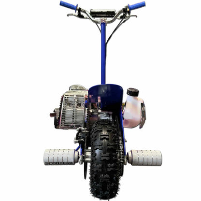 Color: Blue - ScooterX Dirt Dog 49cc Gas Scooter
